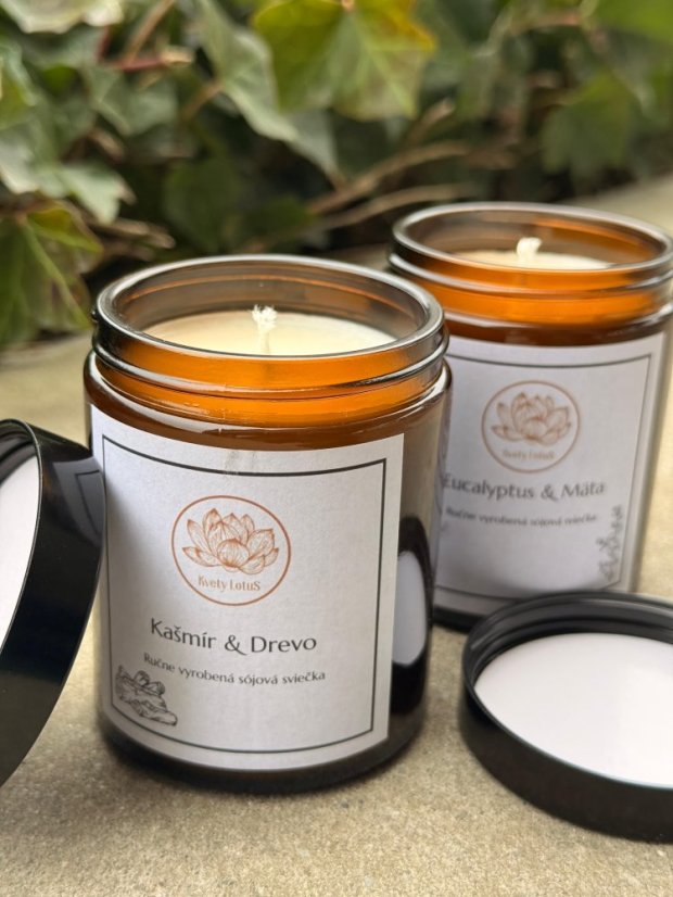 KLASICKÁ sójová sviečka - elegancia pre každý interiér