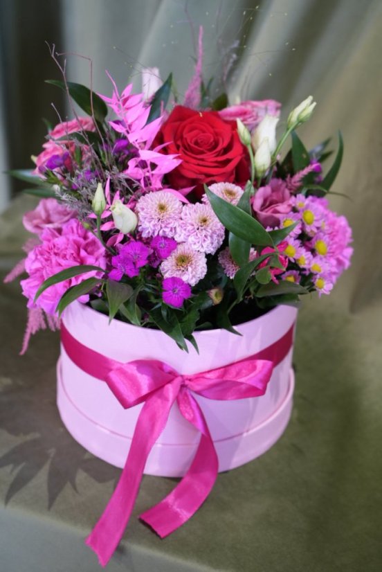Kvetinový box - Pink