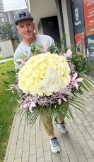 Srdce nežnosti - 49 kusov ruží