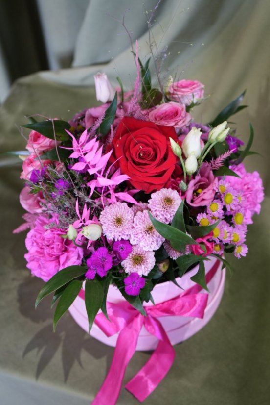 Kvetinový box - Pink