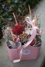 Luxury Edition - veľký stabilizovaný kvetinový box - Red